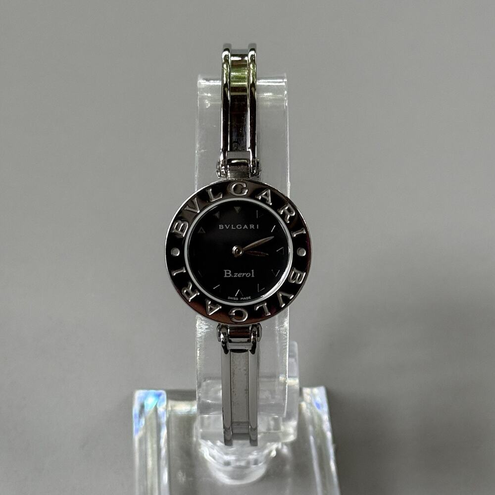 BVLGARI B-zero1 Watches Be zero one black Dial Stainless Steel Quartz Bangle